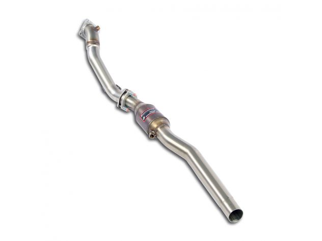 SUPERSPRINT TURBO EXHAUST PIPE KIT LEFT WITH CATALYST  AUDI S4 QUATTRO (BERLINA+ AVANT) 2.7I V6 (265 HP) 98-01