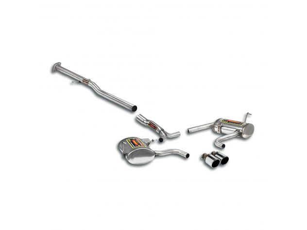 SUPERSPRINT SPORT EXHAUST PACK + SOUND MINI COOPER S 1.6I "JOHN COOPER WORKS" CABRIO (200- 210 HP)04-06