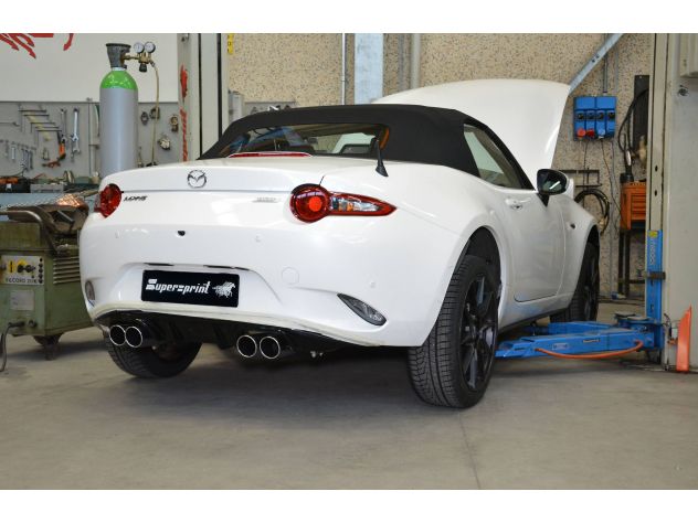 SUPERSPRINT COMPLETE EXHAUST SPORT PACK-QUAD SYSTEM MAZDA MX-5 1.5I (132 HP) 2016+