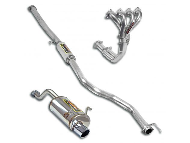 SUPERSPRINT SPORT COMPLETE EXHAUST SYSTEM DIAM. 60 HONDA CIVIC 3P. 1.4I / 1.6I 96-01