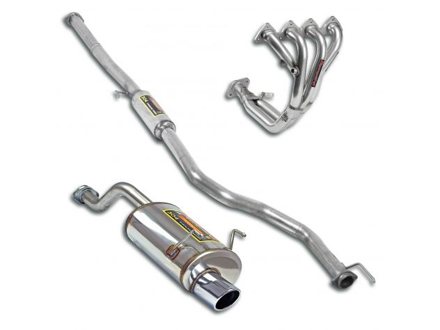 SUPERSPRINT SPORT COMPLETE EXHAUST SYSTEM DIAM. 60 HONDA CIVIC 3P. 1.6 VTI 92-95