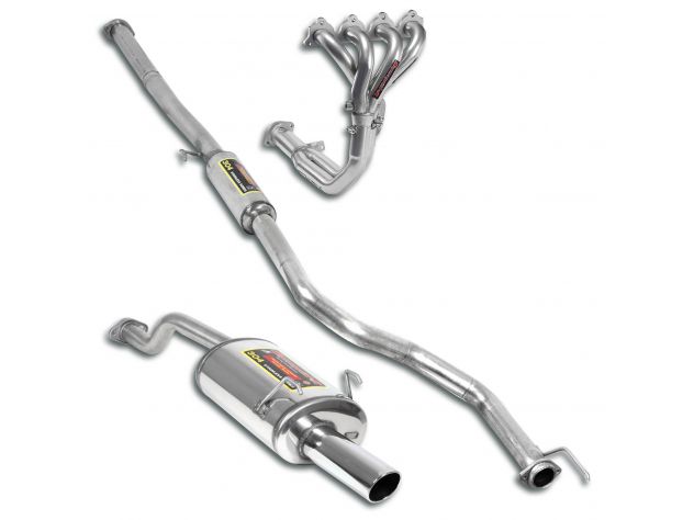 SUPERSPRINT SPORT COMPLETE EXHAUST SYSTEM DIAM. 60 HONDA CIVIC 4P. 1.4I / 1.6I 92-96