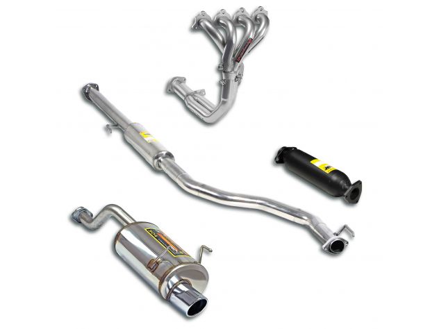 SUPERSPRINT SPORT COMPLETE EXHAUST SYSTEM DIAM. 50 HONDA CIVIC 3P. 1.5I V-TEC 96-01