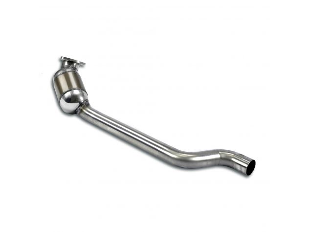 SUPERSPRINT FRONT EXHAUST SECTION WITH CATALYST LEFT  FERRARI FF 6.3L V12 (660 HP) 12-16