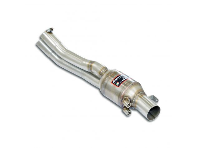 SUPERSPRINT FRONT EXHAUST SECTION WITH CATALYST LEFT  FERRARI 599 GTB FIORANO / HGTE 6.0I V12 (620 HP) 06-12