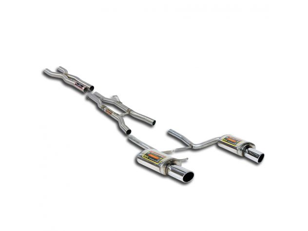 SUPERSPRINT COMPLETE EXHAUST SPORT SOUND PLUS PACK AUDI S4 QUATTRO (CABRIO) 4.2I V8 (344 HP) 03-04