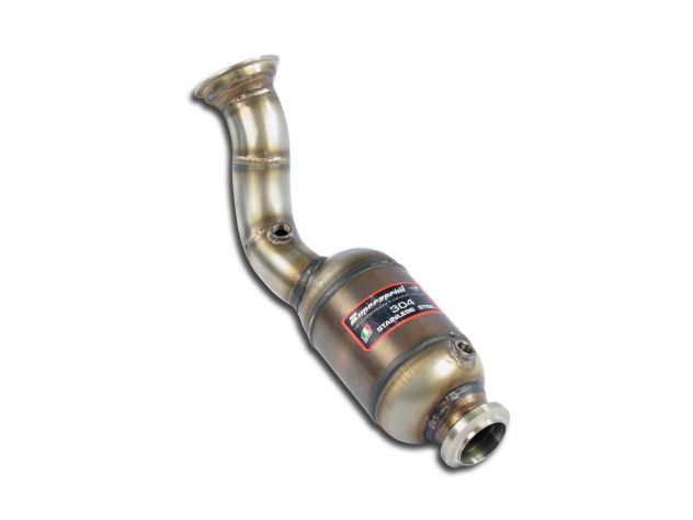 SUPERSPRINT DOWNPIPE LEFT + CATALYST MERCEDES W213 E 450 4-MATIC (3.0I V6 BI-TURBO 367 HP) 2019+ (AMG UPGRADE DIFFUSER KIT)