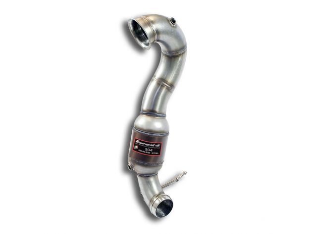 SUPERSPRINT DOWNPIPE WITH CATALYST MERCEDES X117 CLA 45 AMG SHOOTING BRAKE (360 HP) 2015-2016