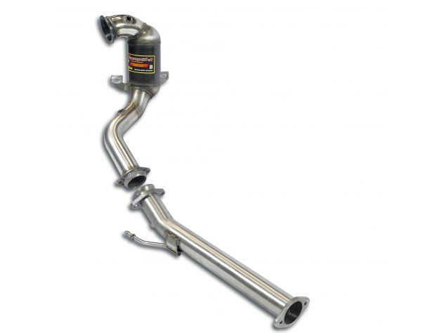 DOWNPIPE+CATALIZZ. SUPERSPRINT AUDI A3 8Y SPB 40 TFSI E S TRONIC 1.4L 150HP / 204HP-CON GPF 2021+ SOSPENSIONI POST. MULTILINK