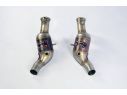 DOWNPIPE SINISTRO + CATALIZZATORE 200CPSI SUPERSPRINT ALFA ROMEO GIULIA QUADRIFOGLIO 2.9I V6 BI-TURBO (510 HP) 2016-2019