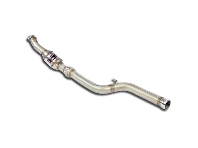 DOWNPIPE SX+CATALIZZ. SUPERSPRINT MERCEDES A217 S 500 / S 550 4-MATIC 4.7I V8 BI-TURBO M278-455HP 2015-2017 CON VALVOLA