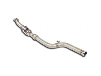 DOWNPIPE SINISTRO + CATALIZZATORE SUPERSPRINT MERCEDES W222 S 500 / S 550 4.7I V8 BI-TURBO (M278- 455 HP) 13-17 