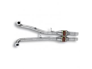 SEZIONE SCARICO ANTERIORE CON CATALIZZATORE DX/SX SUPERSPRINT ALFA ROMEO ZAGATO SZ 3.0I V6