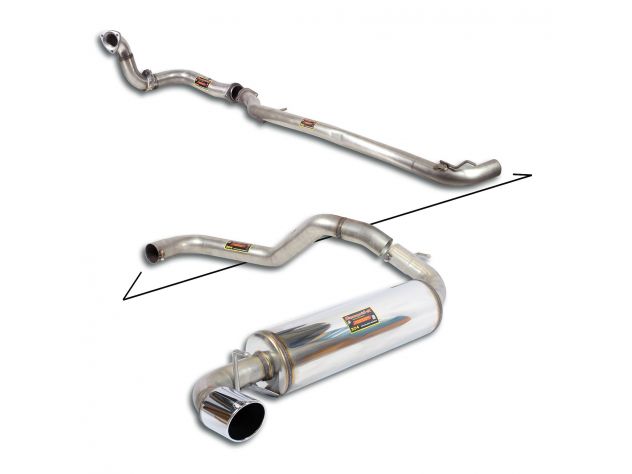 SUPERSPRINT COMPLETE EXHAUST SPORT PACK LANCIA DELTA 2.0 HF INTEGRALE EVOLUZIONE KAT. 92+