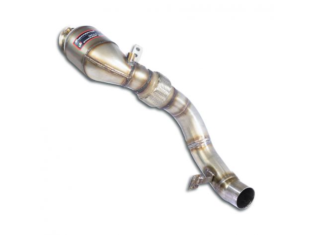 SUPERSPRINT TURBO PIPE KIT+CATALYST RIGHT 100CPSI FOR CAT-BACK SYSTEM BMW G11 750I V8 530HP WITH OPF 2019+