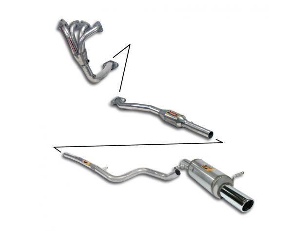 SUPERSPRINT EXHAUST SYSTEM KIT B CITROËN C3 1.4I 16V (90 HP) 01-09