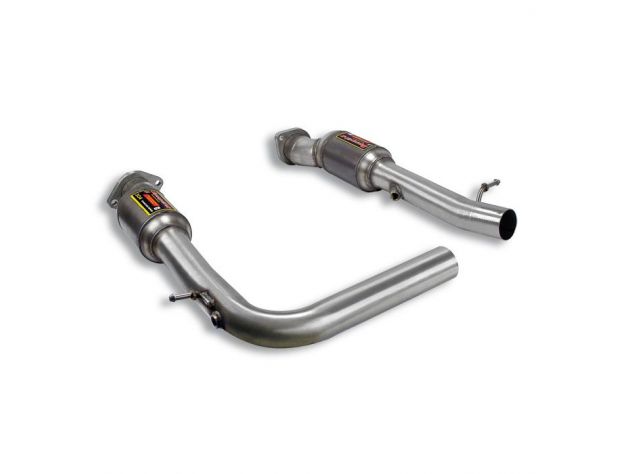 SUPERSPRINT FRONT PIPE KIT RH/LH WITH CATALYST BMW E53 X5 4.4I V8 (N62) 03-06