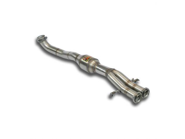 SUPERSPRINT  FRONT EXHAUST PIPE WITH CATALYST 100CPSI BENTLEY AZURE CONVERTIBLE 6.75L V8 TURBO (MULLINER) (420 HP) 99-03