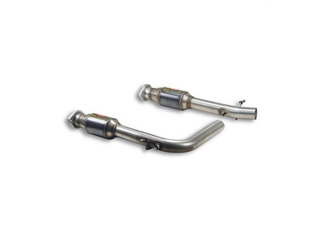 SUPERSPRINT FRONT EXHAUST SECTION WITH CATALYST RH/LH BMW E53 X5 4.6IS V8 (M62) 01-03