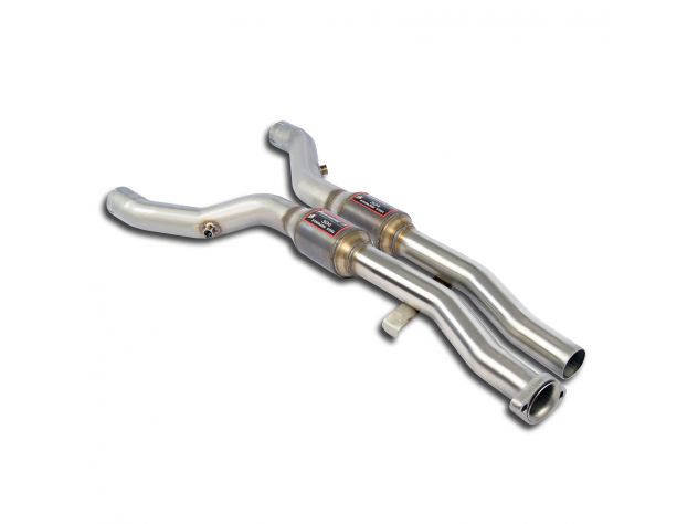 SUPERSPRINT FRONT EXHAUST SECTION WITH CATALYST RH/LH 100 CPSI  ALPINA B8 (E36) 4.0I V8 95-99