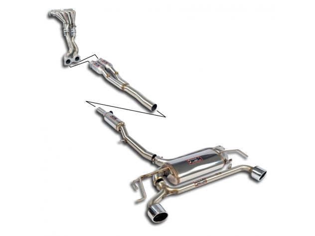 SUPERSPRINT COMPLETE EXHAUST STREET PERFORMANCE PACK VW GOLF IV R32