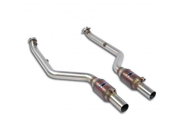 TUBO SEZIONE SCARICO ANTERIORE CON CATALIZZATORE DX/SX SUPERSPRINT BMW G80 M3 (S58- 480 HP) 2021+