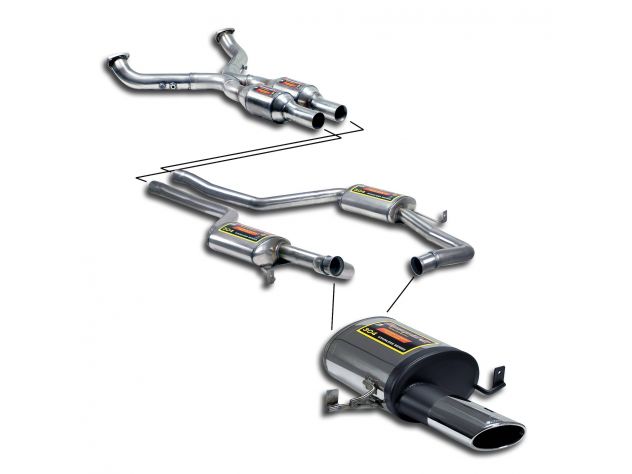 SUPERSPRINT COMPLETE EXHAUST STREET PERFORMANCE PACK PORSCHE 928 GTS (5.4L V8- 350 HP) 92-95