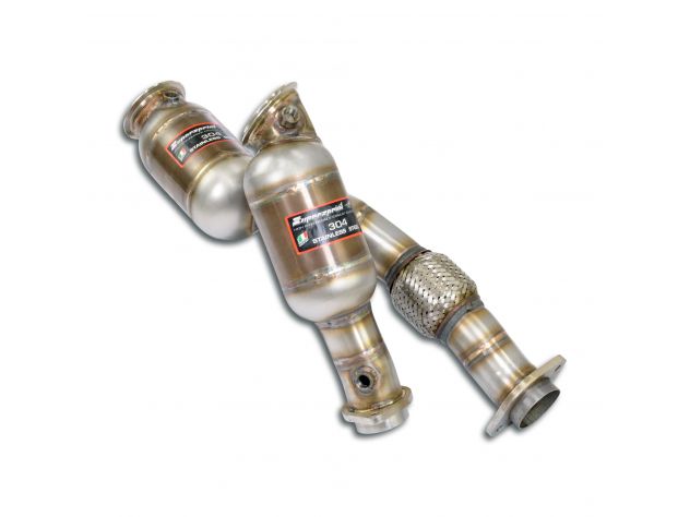 KIT DOWNPIPE + CATALIZZATORI DX/SX SUPERSPRINT BMW G80 M3 "M PERFORMANCE" (S58- 480 HP- MODELLI CON OPF) 2021+