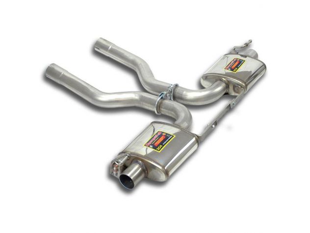 SUPERSPRINT REAR TERMINAL RH/LH RACING  PORSCHE 958 CAYENNE TURBO 4.8I V8 (500 HP) 2010-2013