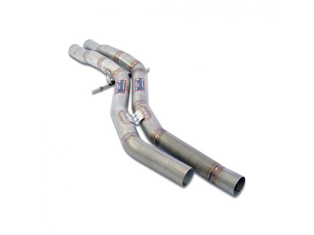 SUPERSPRINT CENTRAL EXHAUST PIPE VW TOUAREG R EHYBRID (340 HP / 462 HP- MODELLI CON GPF) 2021+ (CON VALVOLA)