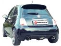 POSTERIORE INOX TERMINALI CENTRALI 102MM SPORT LINE RAGAZZON ABARTH 500/595 312 1.4TJET 103KW 2012-2015