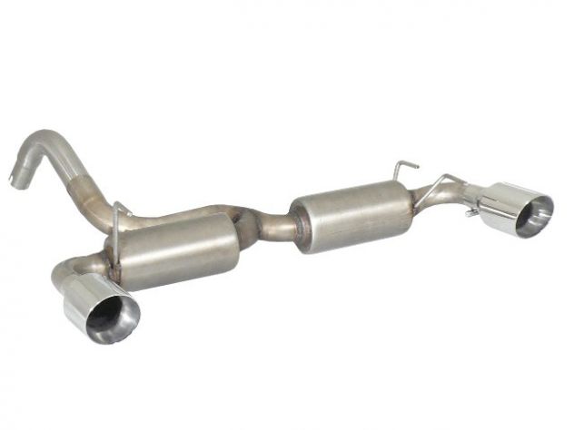 RAGAZZON DOUBLE STAINLESS STEEL REAR WITH ROUND TERMINALS 102MM SPORT LINE ABARTH 500/595 312 1.4TJET 103KW 2012-2015