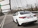 POSTERIORE INOX SDOPPIATO TERMINALI ROTONDI 90MM SPORT LINE RAGAZZON ALFA ROMEO GIULIA 952 2.0 TURBO Q4 VELOCE 206KW 2016+