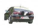 POSTERIORE INOX SDOPPIATO TERMINALI ROTONDI 90MM RAGAZZON ALFA ROMEO 159 1.9JTDM 88/110KW + SPORTWAGON 10/2005-2011