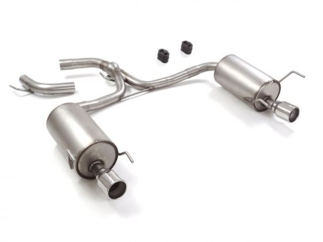 RAGAZZON DOUBLE STAINLESS STEEL REAR WITH 90MM ROUND TERMINALS ALFA ROMEO 159 1.9JTS 118KW +SPORTWAGON 10/2005-2008