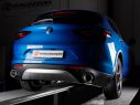 RAGAZZON DOUBLE REAR FOR ORIGINAL AESTHETIC TERMINALS ALFA ROMEO STELVIO 949 2.2 TURBO DIESEL Q4 140/154KW 09/2018+