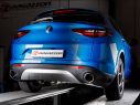 RAGAZZON DOUBLE REAR FOR ORIGINAL AESTHETIC TERMINALS ALFA ROMEO STELVIO 949 2.2 TURBO DIESEL Q4 140/154KW 09/2018+