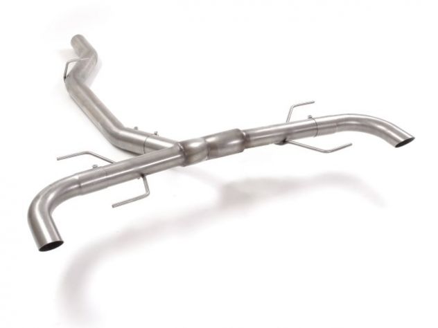 RAGAZZON REAR TUBE GR. N STAINLESS STEEL DOUBLE FOR ORIGINAL TERMINALS ALFA ROMEO GIULIA 952 2.0 TURBO VELOCE 184KW 2021+