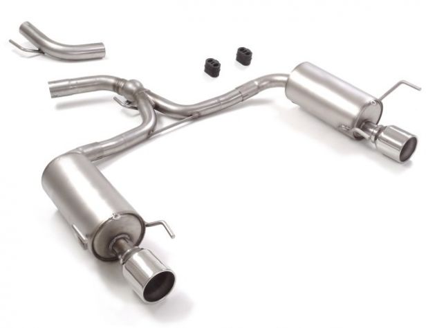 RAGAZZON DOUBLE STAINLESS STEEL REAR WITH ROUND TERMINALS 102MM ALFA ROMEO 159 2.0JTDM 100KW + SPORTWAGON 2010-2013