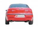 POSTERIORE INOX SDOPPIATO TERMINALI OVALI 128X80MM RAGAZZON ALFA ROMEO 156 2.4JTD 100/103/110/129KW BERLINA + SPORTWAGON 1997+