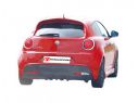 POSTERIORE INOX SDOPPIATO TERMINALI OVALI 135X90MM SPORT LINE RAGAZZON ALFA ROMEO MITO 955 1.4 58KW 09/2008-2013