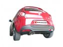 RAGAZZON DOUBLE STAINLESS STEEL REAR WITH 135X90MM SPORT LINE OVAL TERMINALS ALFA ROMEO MITO 955 1.4 TB 88KW 09/2008+