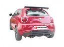 RAGAZZON DOUBLE STAINLESS STEEL REAR WITH 135X90MM SPORT LINE OVAL TERMINALS ALFA ROMEO MITO 955 1.4 TB 88KW 09/2008+