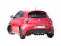 RAGAZZON DOUBLE STAINLESS STEEL REAR WITH 135X90MM SPORT LINE OVAL TERMINALS ALFA ROMEO MITO 955 1.4 TB 88KW 09/2008+