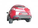 RAGAZZON DOUBLE STAINLESS STEEL REAR WITH 135X90MM SPORT LINE OVAL TERMINALS ALFA ROMEO MITO 955 1.6 JTDM 88KW 09/2008+