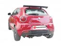 RAGAZZON DOUBLE STAINLESS STEEL REAR WITH 135X90MM SPORT LINE OVAL TERMINALS ALFA ROMEO MITO 955 1.6 JTDM 88KW 09/2008+