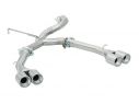 RAGAZZON REAR TUBE GR. N DOUBLE ROUND TERMINALS 2X70MM ALFA ROMEO GTV 916/SPIDER 3.0 V6 141KW-3.0 V6 24V 160/162KW 1995+