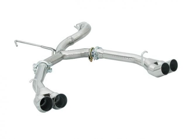 TUBO POSTERIORE GR. N INOX SDOPPIATO TERMINALI ROTONDI DTM 2X70MM RAGAZZON ALFA ROMEO GTV 916/SPIDER 2.0 V6 TURBO 148KW 1995+