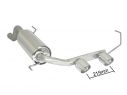 RAGAZZON STAINLESS STEEL REAR WITH CENTRAL TERMINALS 90MM SPORT LINE ALFA ROMEO MITO 955 1.6 JTDM 88KW 09/2008+