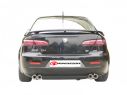 POSTERIORE SDOPPIATO TERMINALI ROTONDI 2X80MM SFALSATI ALFA ROMEO 159 3.2JTS V6 - 3.2JTS V6 Q4 191KW+SPORTWAGON 09/2005-2011